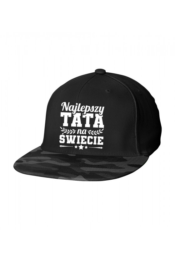 Czapka Camo Snapback dla Taty Najlepszy Tata na świecie