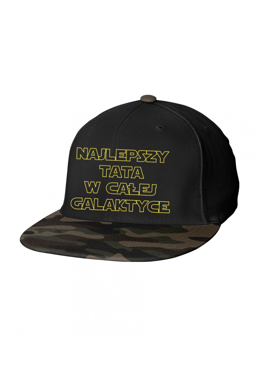 Czapka Camo Snapback dla Taty Najlepszy Tata w całej galaktyce