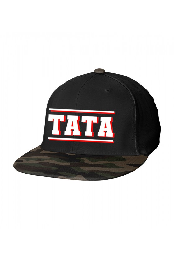 Czapka Camo Snapback z napisem TATA