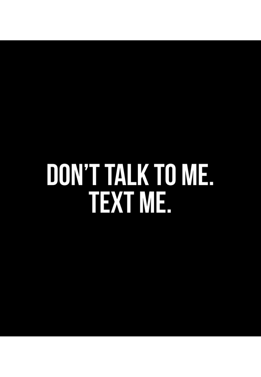 Plecak Don't talk to me. Text me.