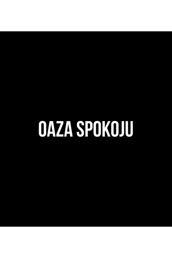 Plecak z napisem Oaza Spokoju