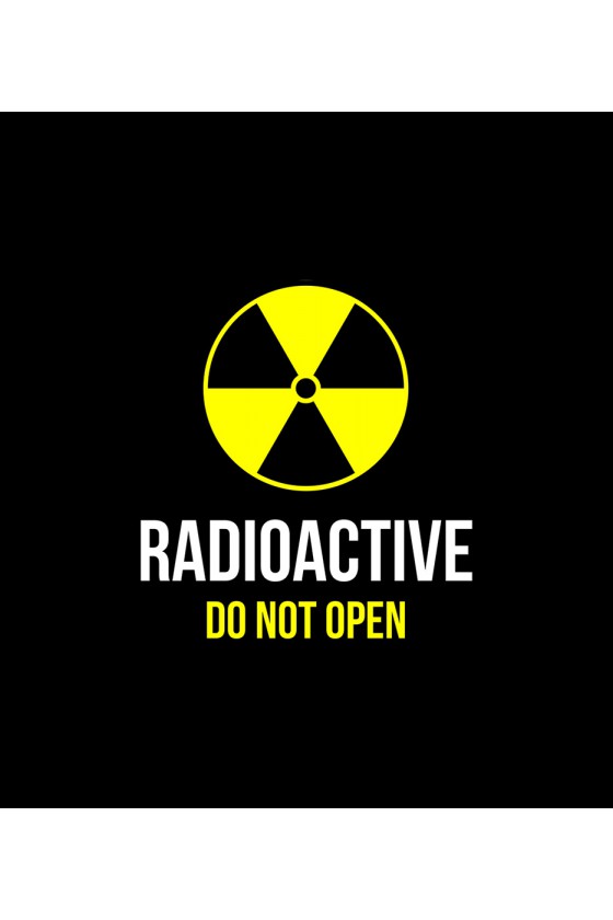 Plecak z nadrukiem Radioactive DO NOT OPEN