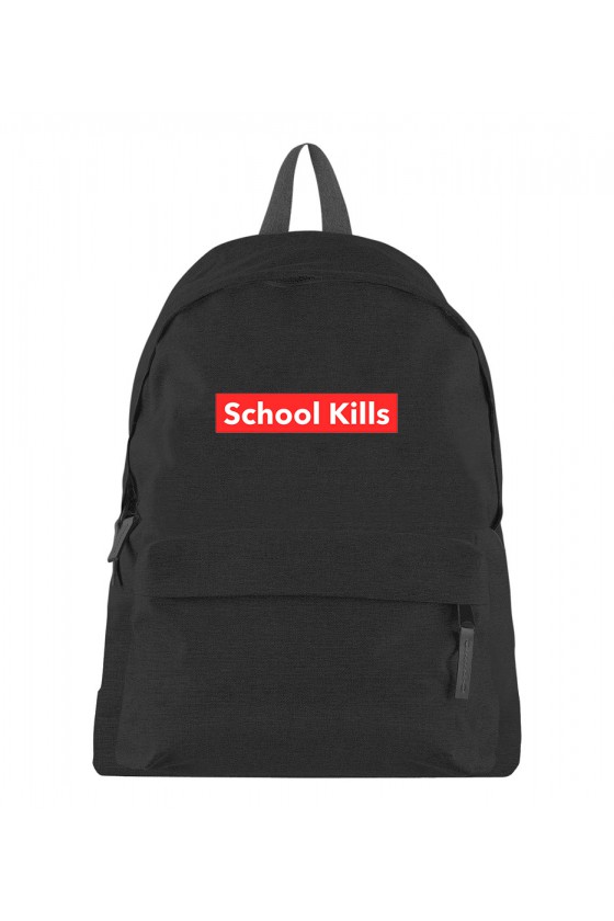 Plecak z napisem School kills