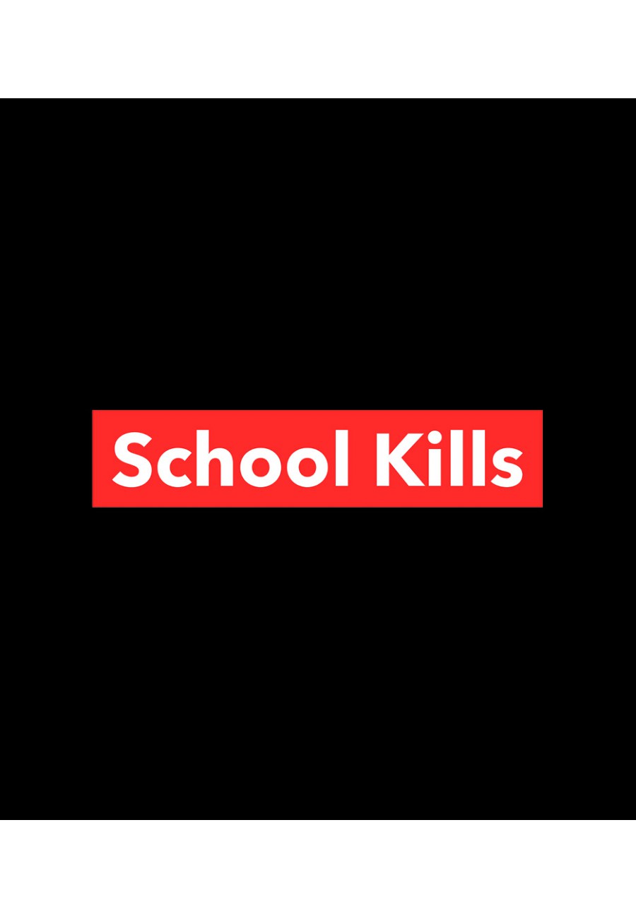 Plecak z napisem School kills