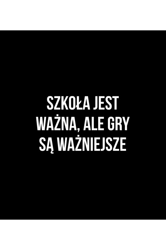 ale gry są ważniejsze