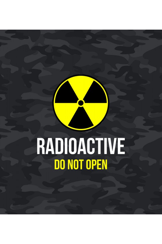 Plecak Moro z nadrukiem Radioactive DO NOT OPEN