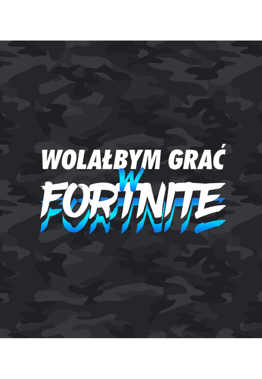 Plecak Moro Wolałbym grać w Fortnite