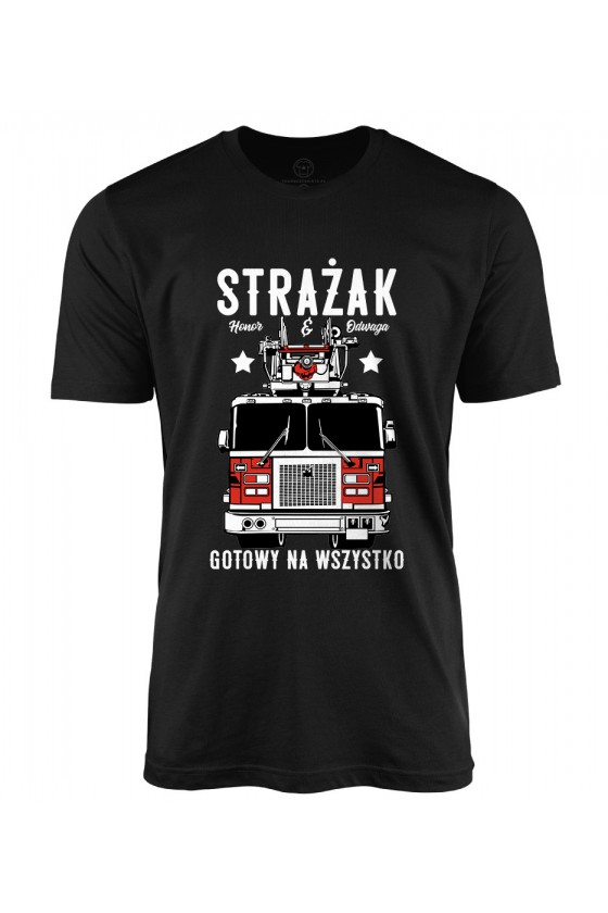 Koszulka męska Strażak gotowy na wszystko