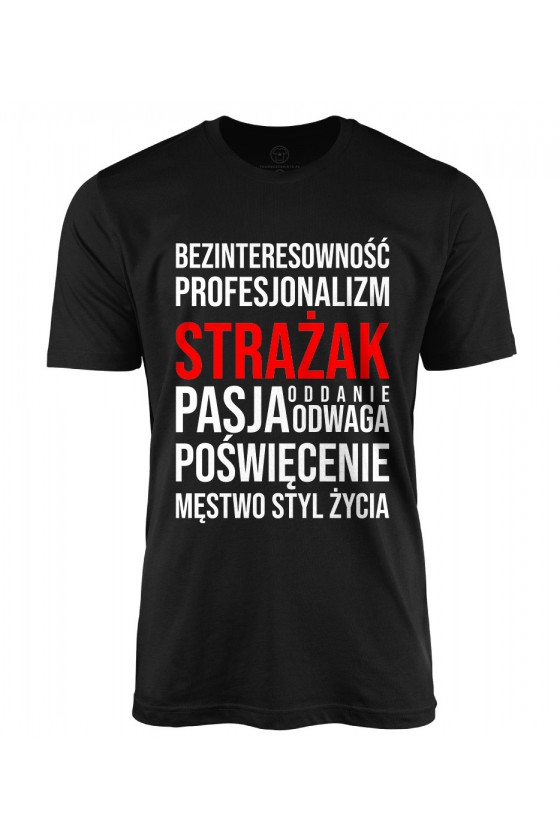 Koszulka męska Cechy strażaka