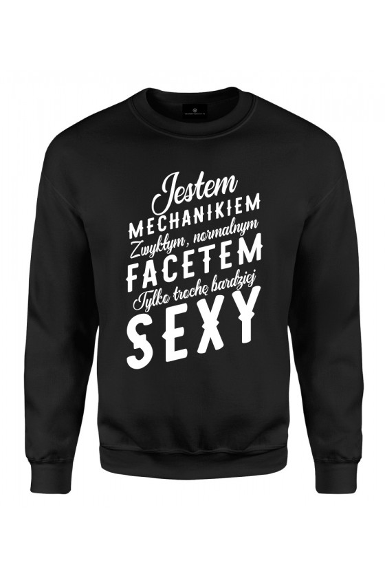 Bluza klasyczna Jestem sexy mechanikiem