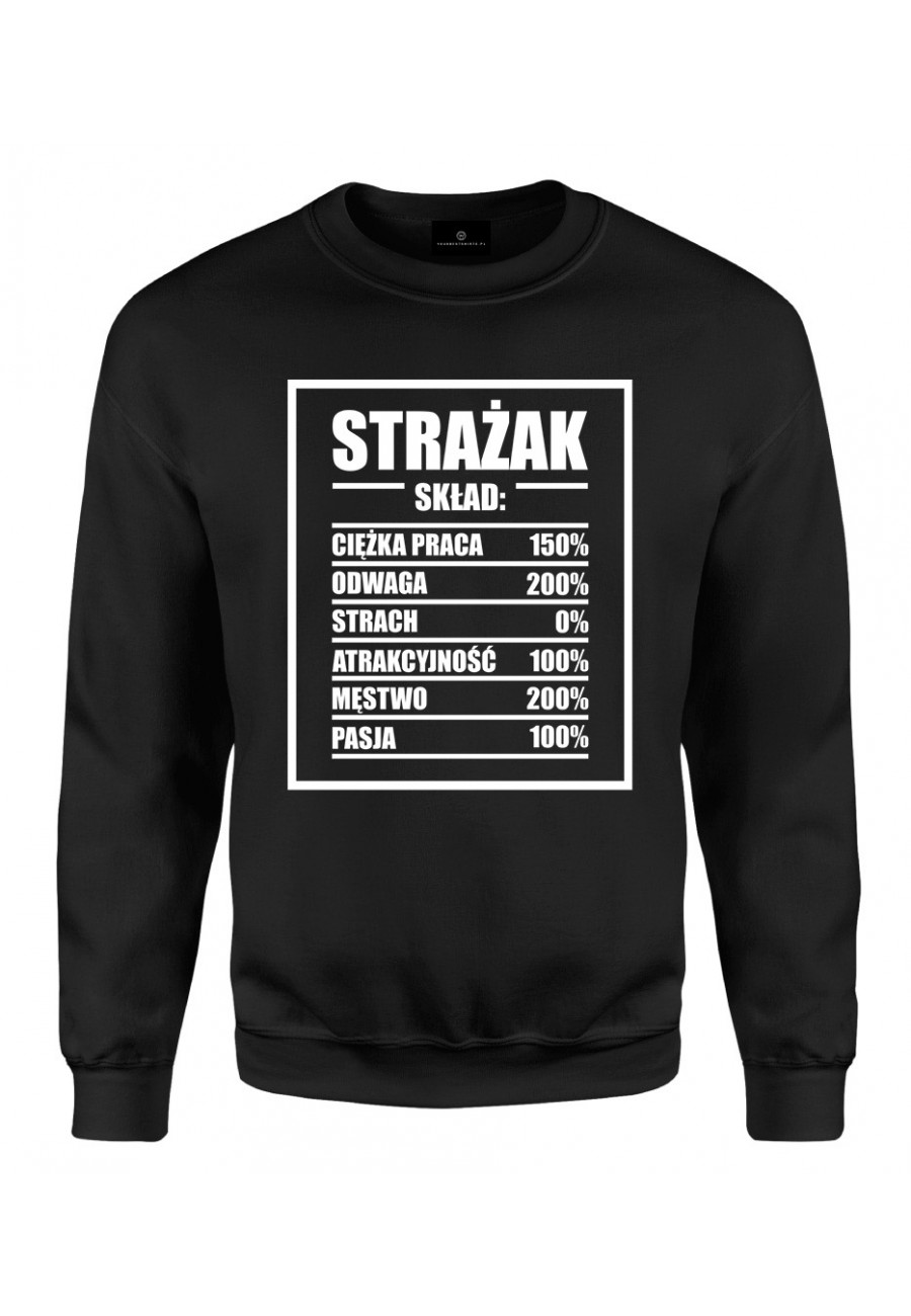 Bluza klasyczna Strażak - skład