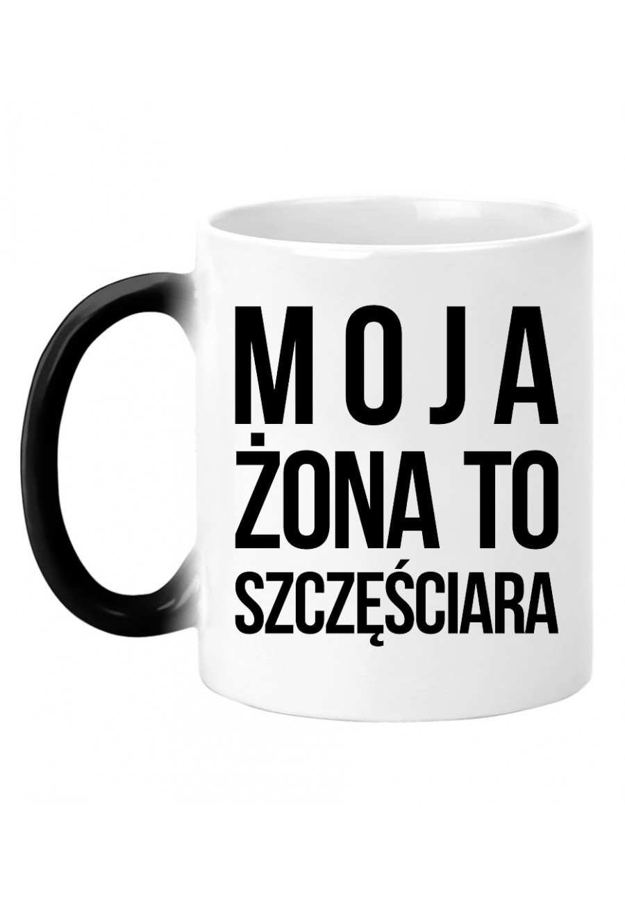 Kubek magiczny Moja żona to szczęściara