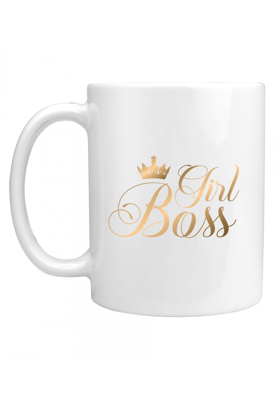 Kubek Girl Boss gold