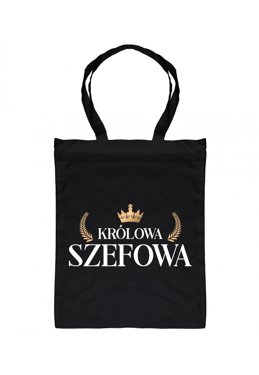 Torba Bawełniana Królowa szefowa