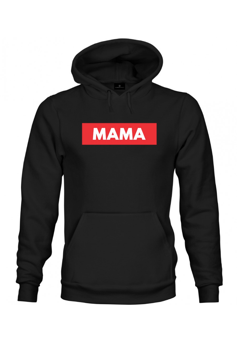 Bluza z kapturem Z modnym napisem MAMA