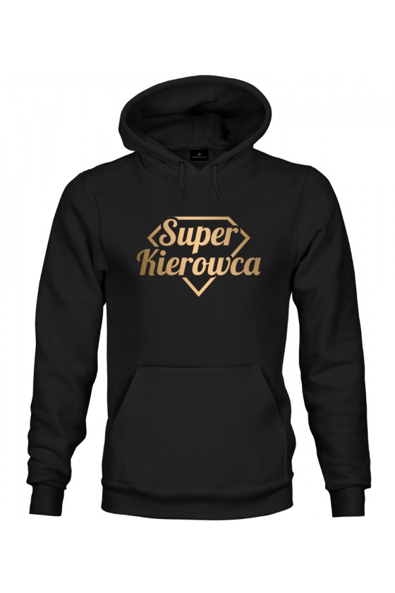 Bluza z kapturem Super kierowca (złoty)