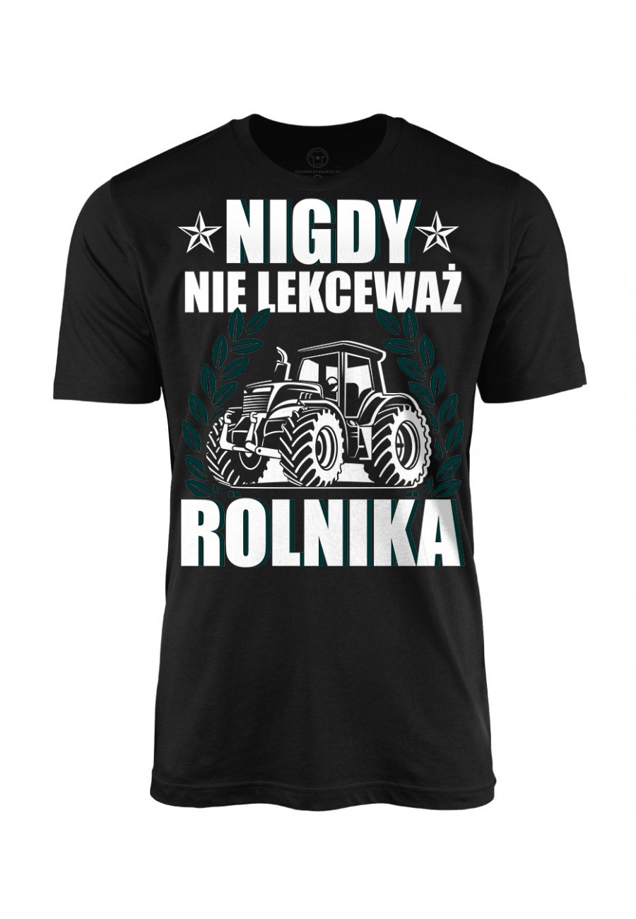 Koszulka męska Nigdy nie lekceważ rolnika