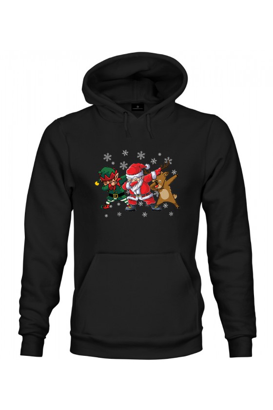 Bluza z kapturem Dabbing Santa