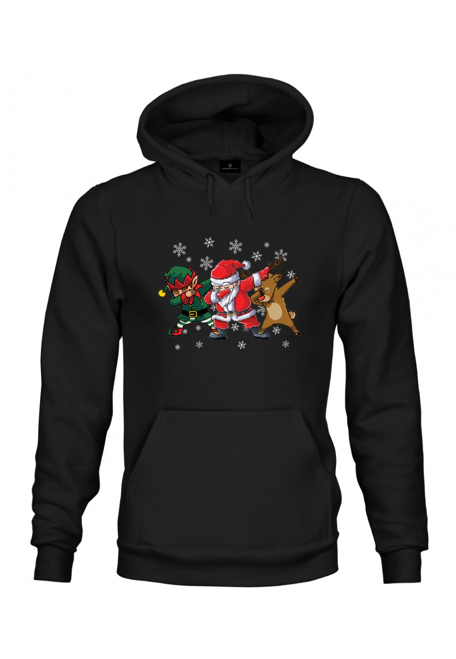 Bluza z kapturem Dabbing Santa