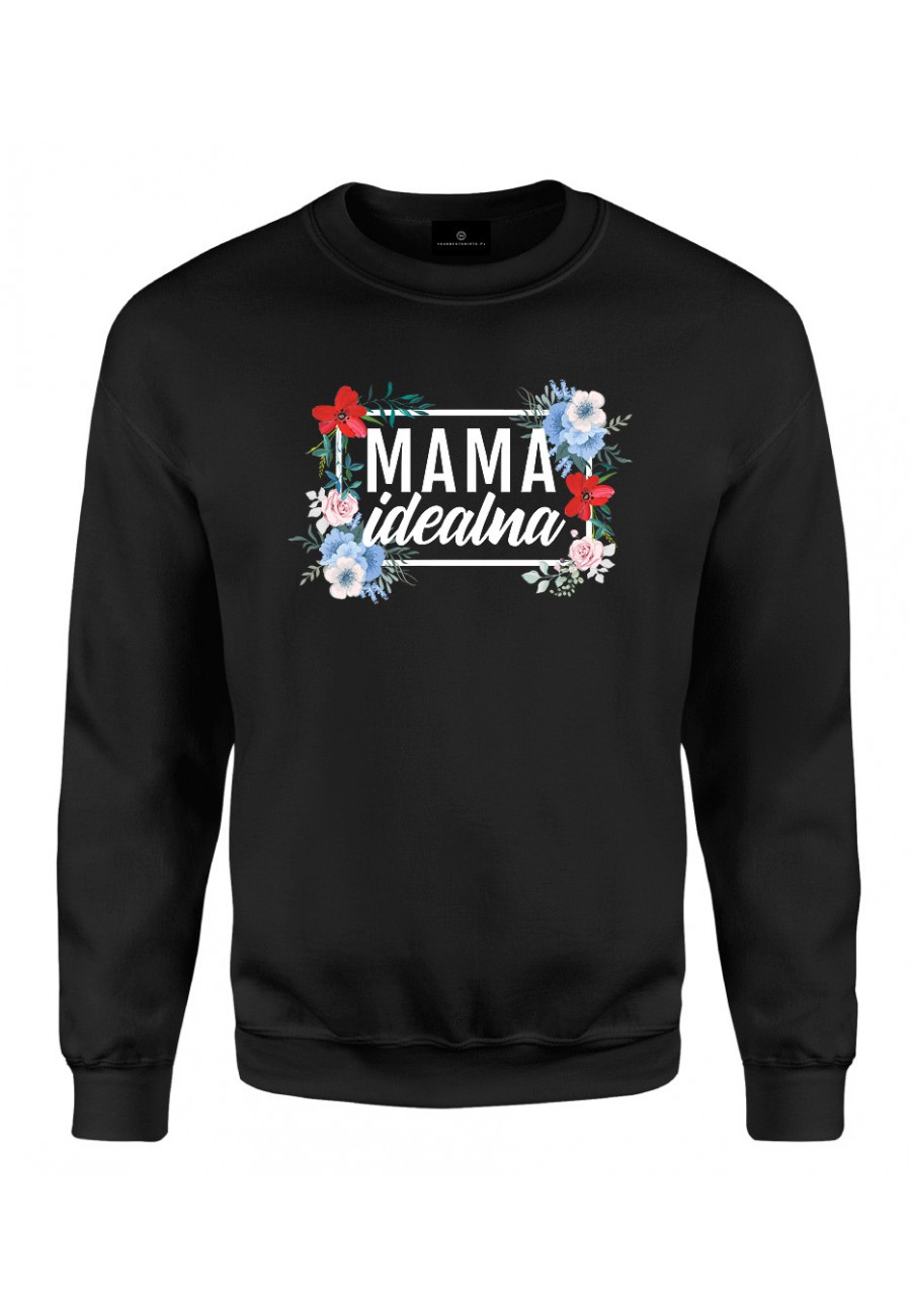 Bluza klasyczna Mama Idealna - modny print