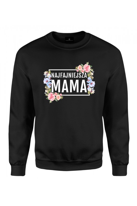 Bluza klasyczna Najfajniejsza MAMA - modny print