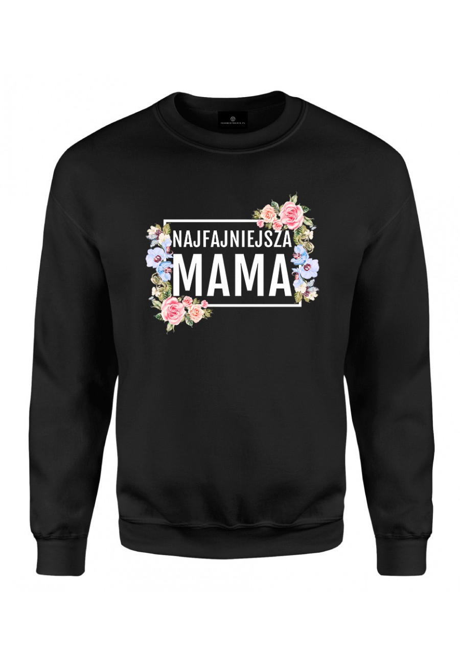 Bluza klasyczna Najfajniejsza MAMA - modny print