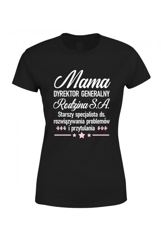Koszulka damska Mama Dyrektor Generalny