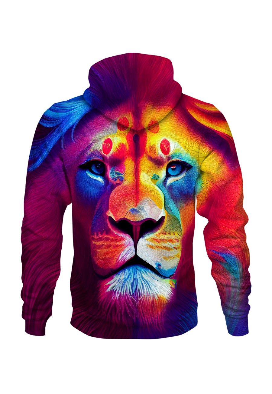 Bluza fullprint z kapturem Dye Lion