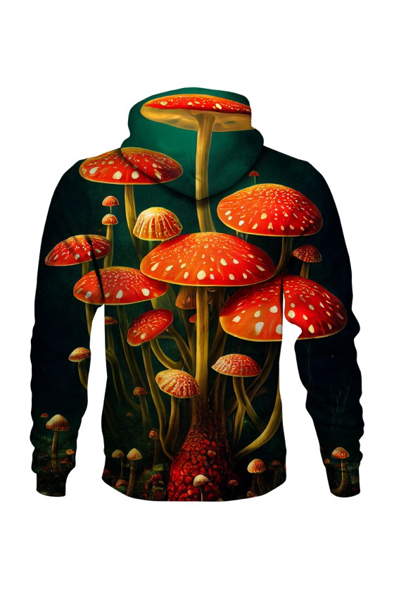 Bluza fullprint z kapturem Mysterious Fungus