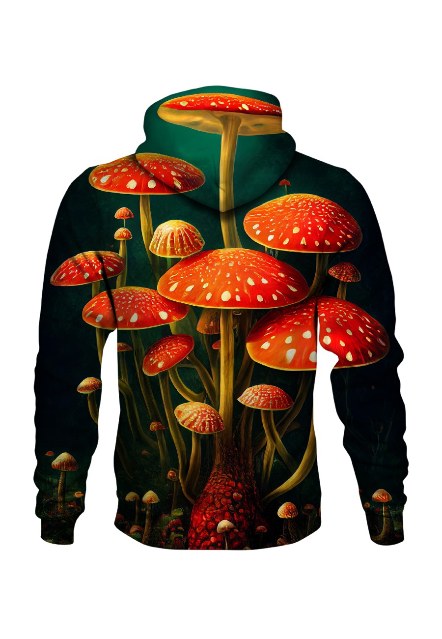 Bluza fullprint z kapturem Mysterious Fungus