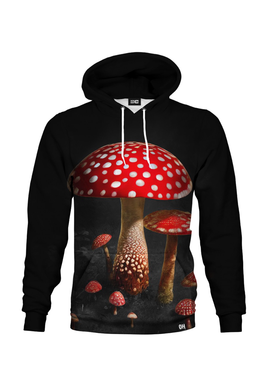 Bluza fullprint z kapturem Toxic Mushroom