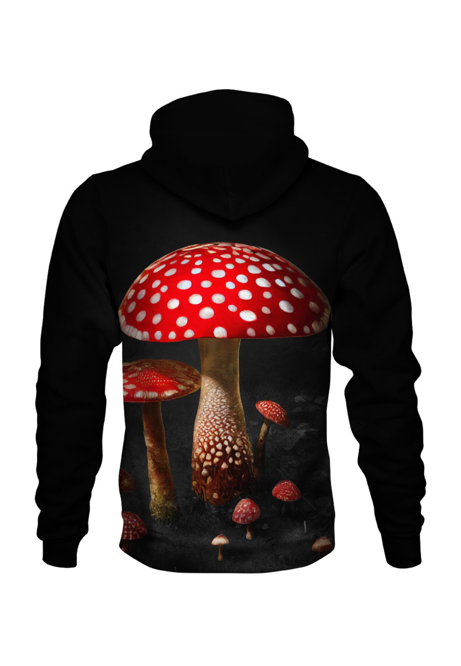 Bluza fullprint z kapturem Toxic Mushroom