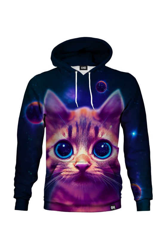 Bluza fullprint z kapturem Cosmic Cat