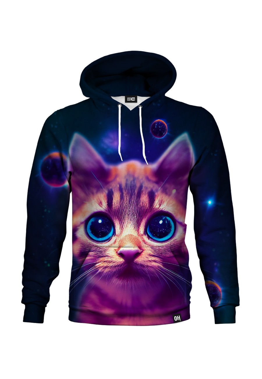 Bluza fullprint z kapturem Cosmic Cat