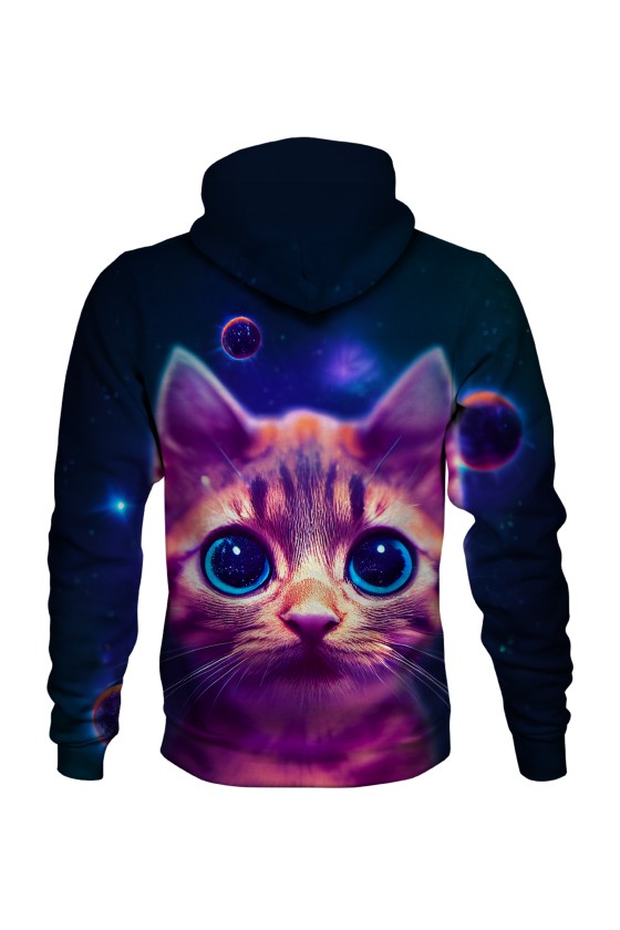 Bluza fullprint z kapturem Cosmic Cat