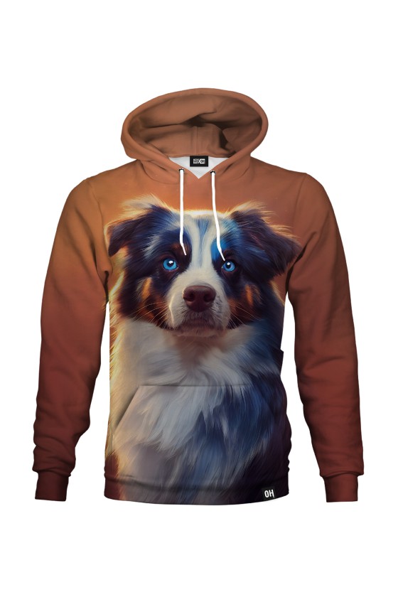 Bluza fullprint z kapturem Bernese Mountain Dog