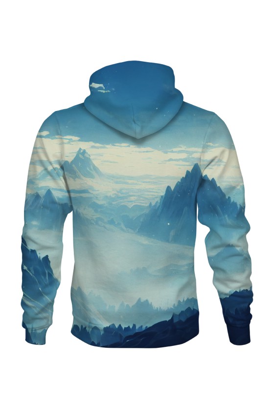 Bluza fullprint z kapturem Frost Mountains