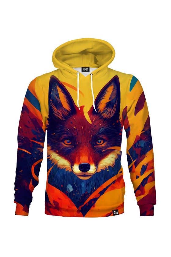 Bluza fullprint z kapturem Amazing Coyote