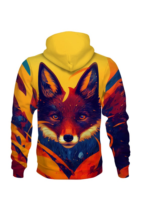 Bluza fullprint z kapturem Amazing Coyote