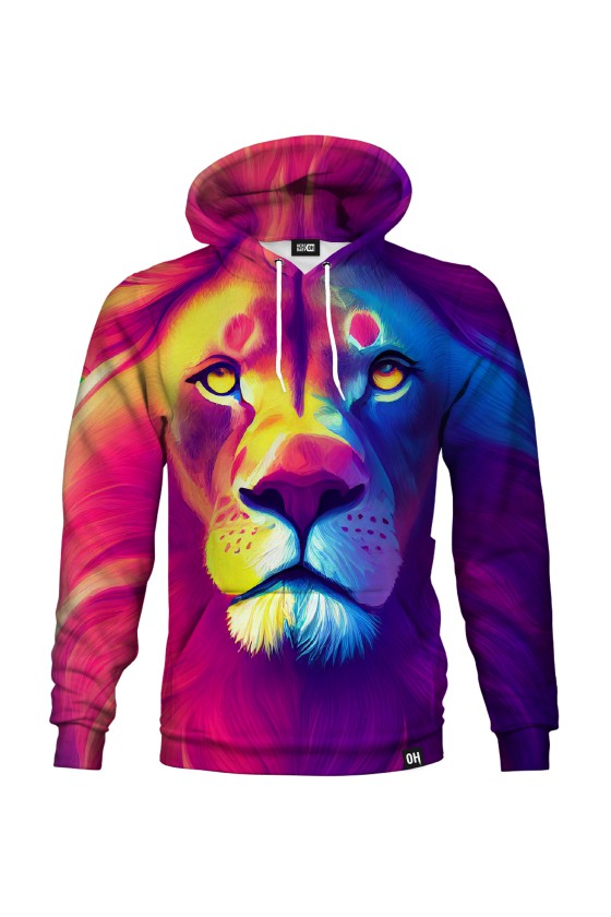 Bluza fullprint z kapturem Ways of Lion