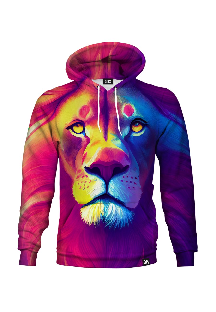 Bluza fullprint z kapturem Ways of Lion