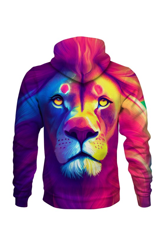 Bluza fullprint z kapturem Ways of Lion