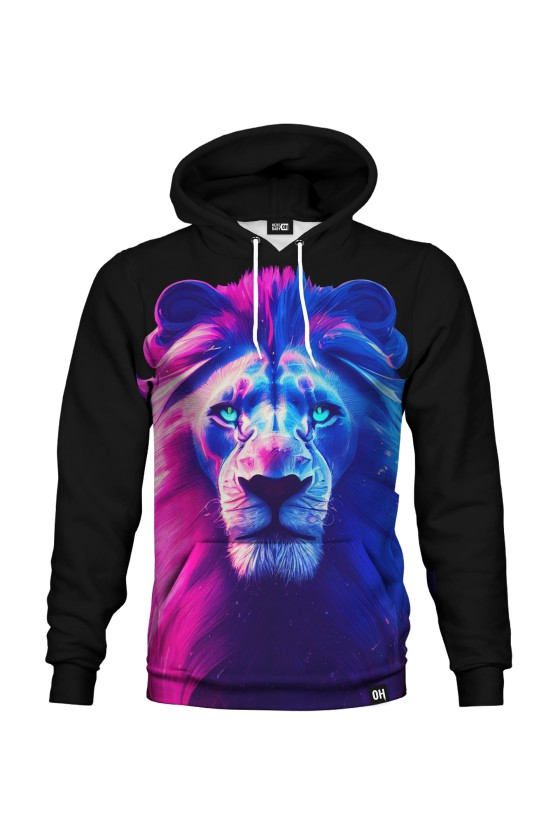 Bluza fullprint z kapturem Another World Lion