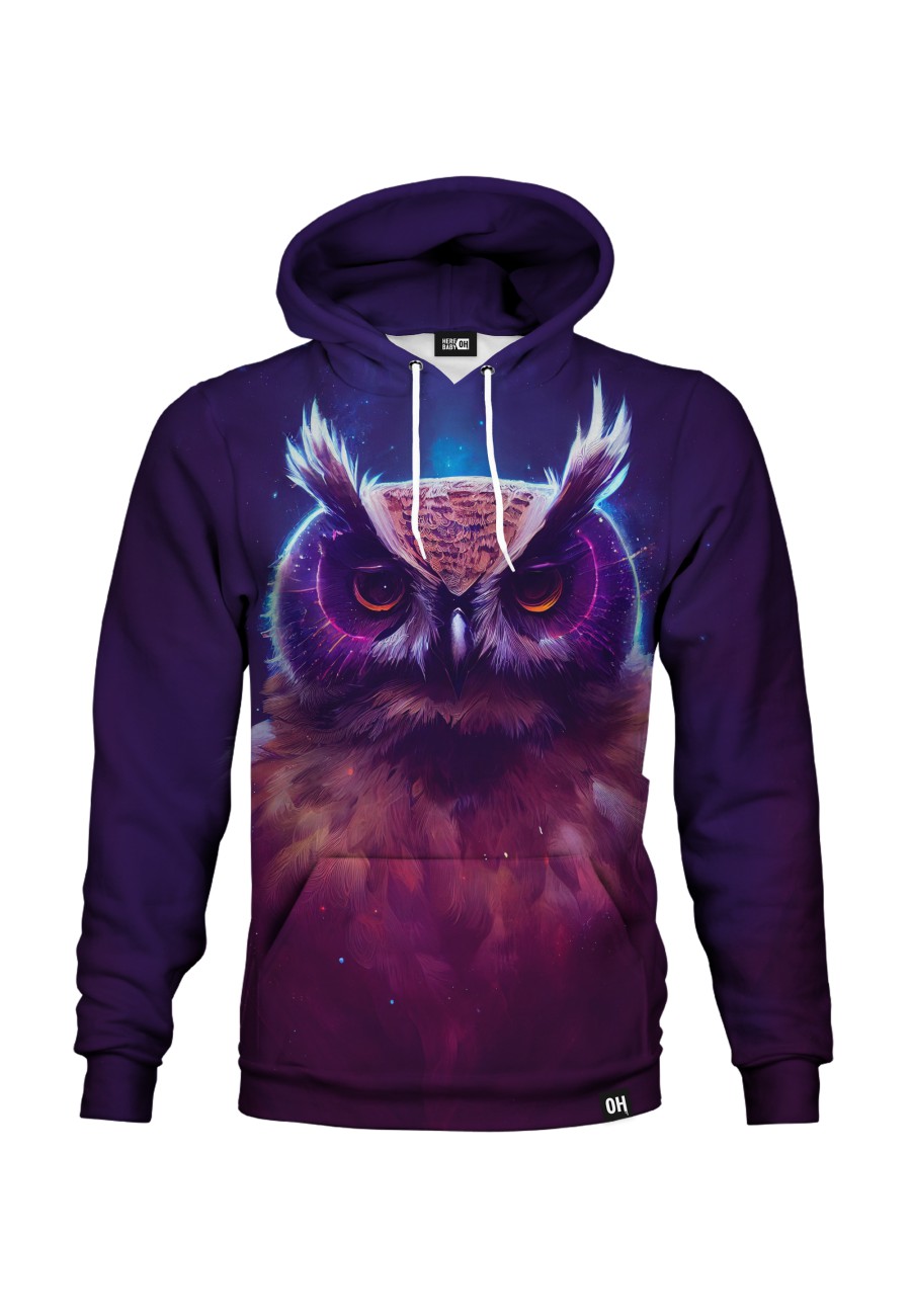 Bluza fullprint z kapturem Galactic Owl