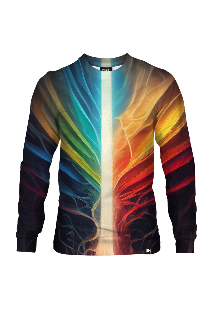 Bluza fullprint bez kaptura Abstraction Colors