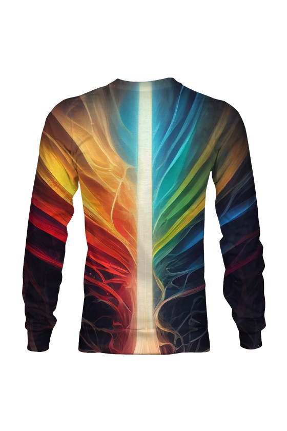 Bluza fullprint bez kaptura Abstraction Colors