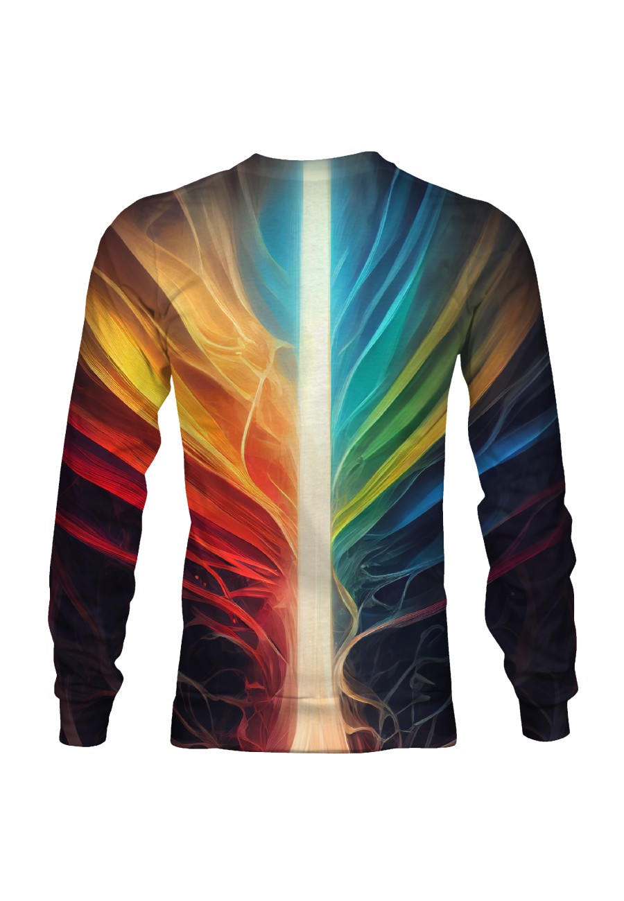 Bluza fullprint bez kaptura Abstraction Colors