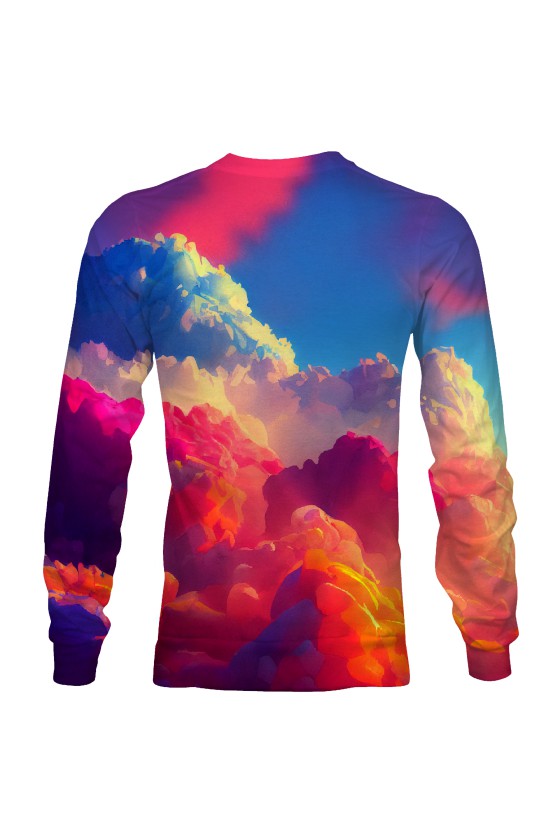 Bluza fullprint bez kaptura Wonderful Clouds