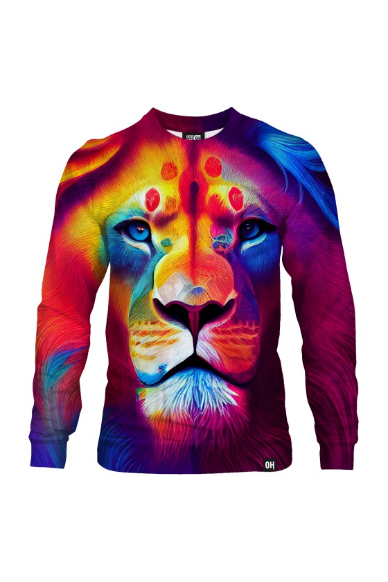 Bluza fullprint bez kaptura Dye Lion