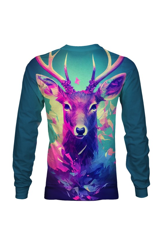 Bluza fullprint bez kaptura Crystalic Deer